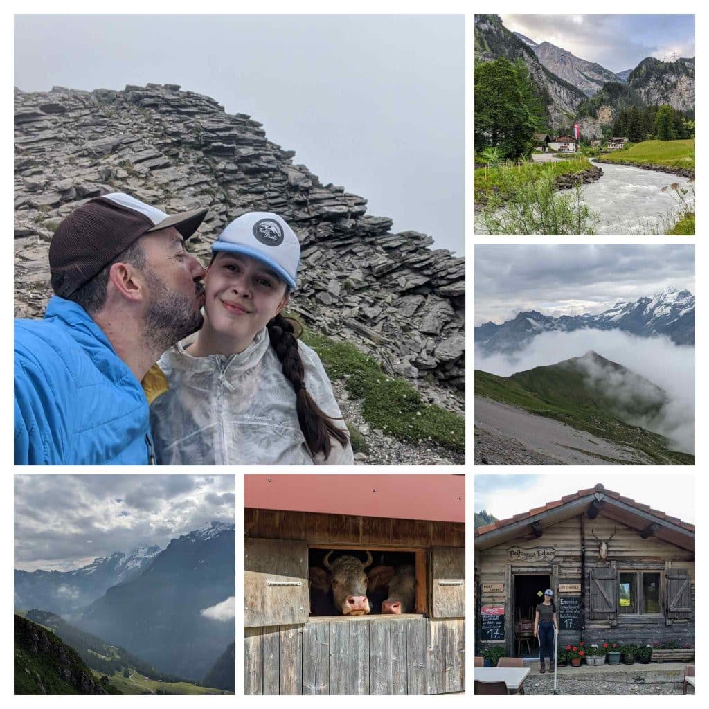 A collection of pictures from our hike on the Via Alpina from Kandersteg over Bunderchrinde mountain pass to Adelboden, Switzerland