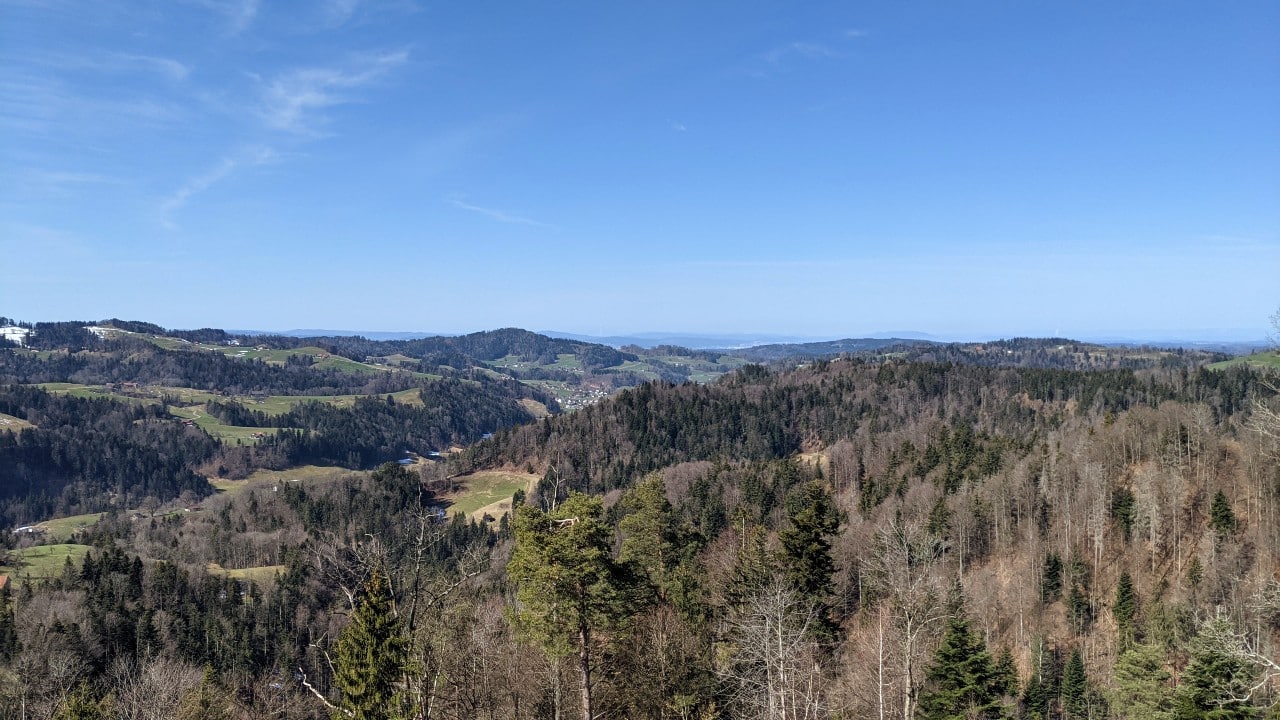 View from Hörnli direction Zurich