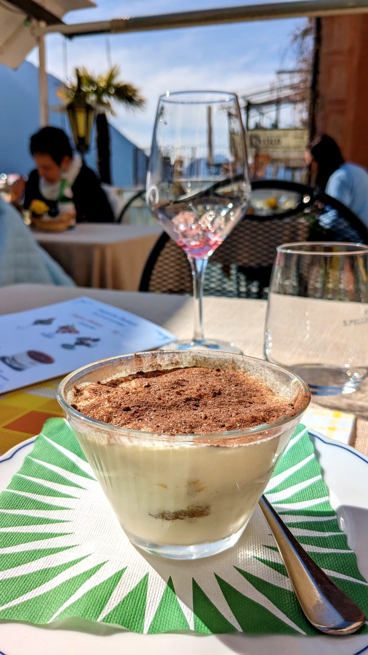 Dessert at Roccabella Restaurant in Gandria