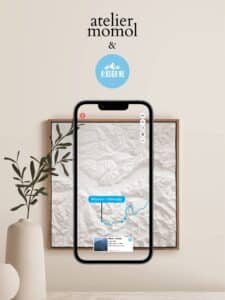 Gipsabdruck Interlaken mit AR-Layer von Hike&Dine