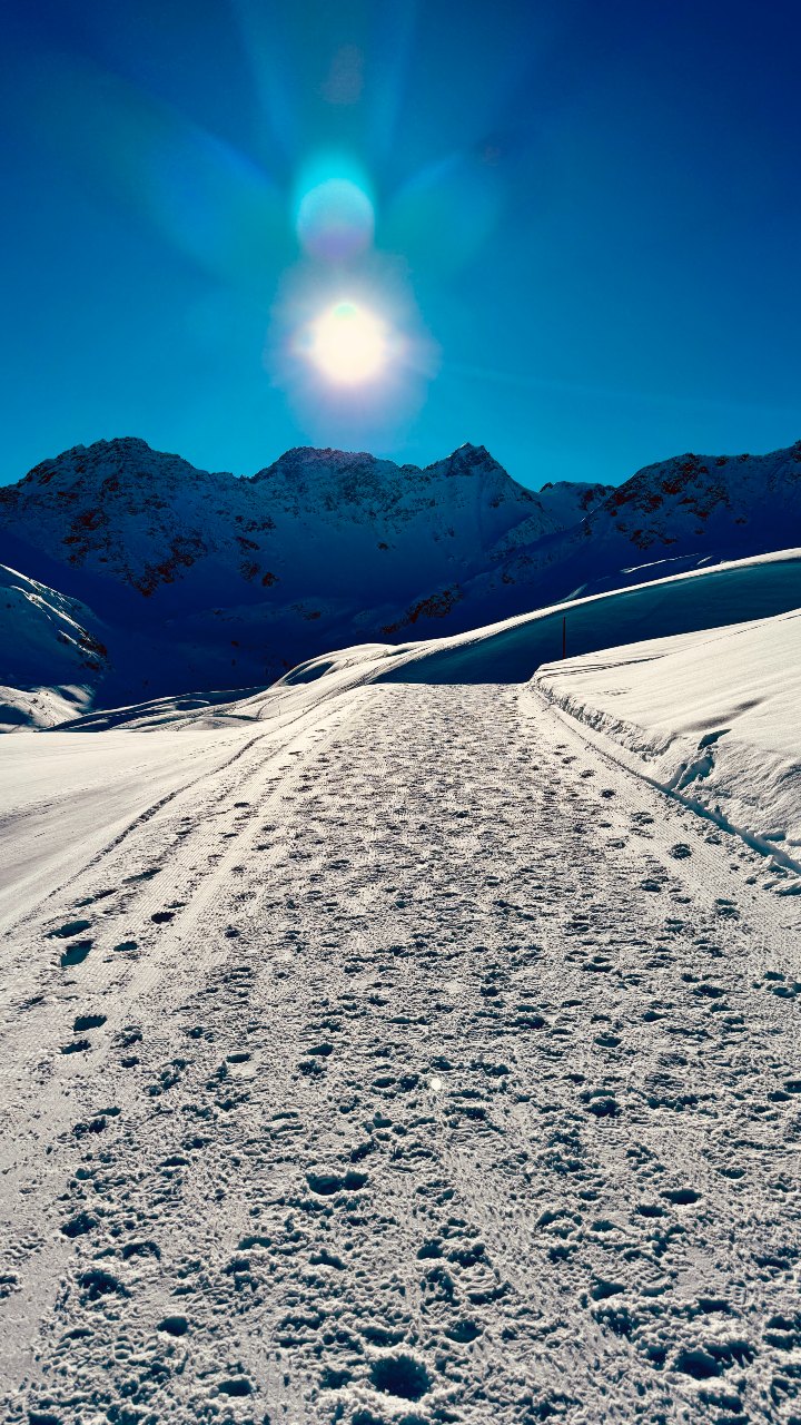 Der Winterwanderweg vom Prätschli Arosa nach Innerarosa ist hervorragend präpariert.